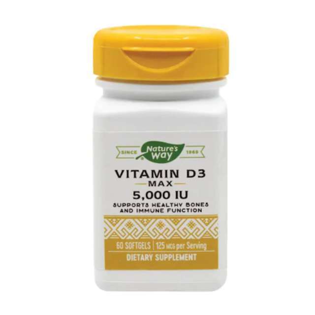 Vitamina D3 5000UI, 60 capsule, Secom